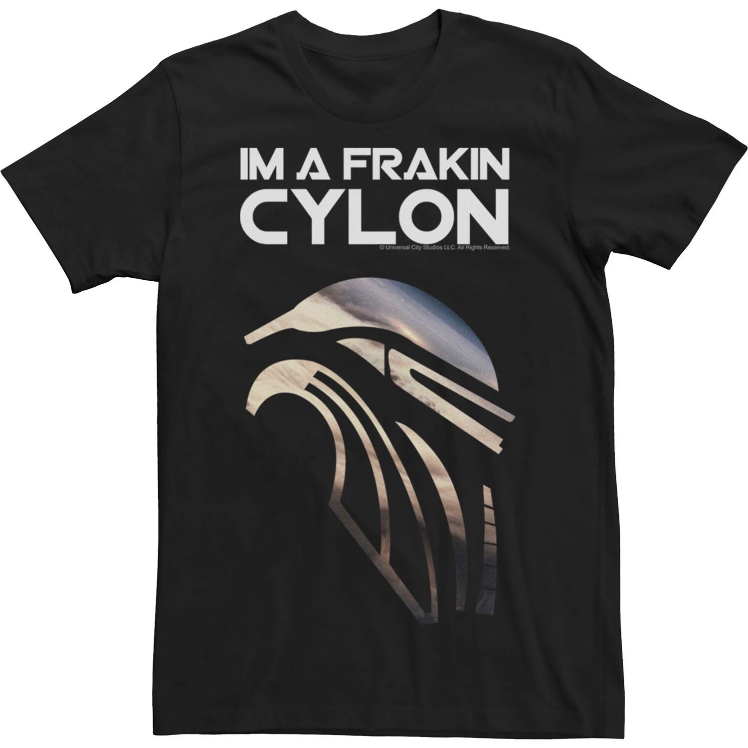 

Мужская футболка Battlestar Galactica I’m A Frakin Cylon Licensed Character