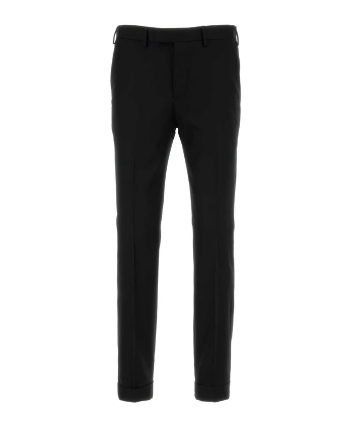 

Брюки из эластичной шерсти Pt Torino, черный