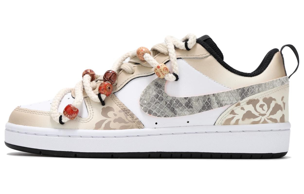 

Кроссовки Nike Court Borough Skateboarding Shoes Women's Low-top White/Brown, белый