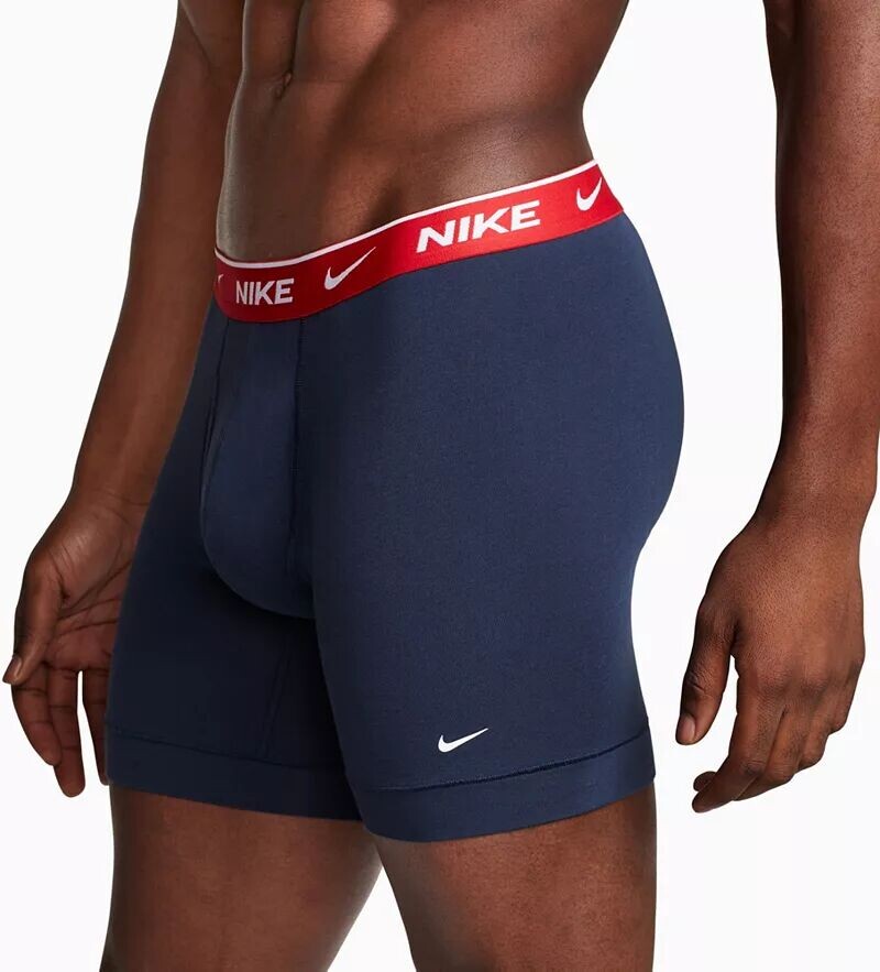 Мужские хлопковые боксеры-боксеры Nike Dri-FIT Essential — 3 пары — фото 4