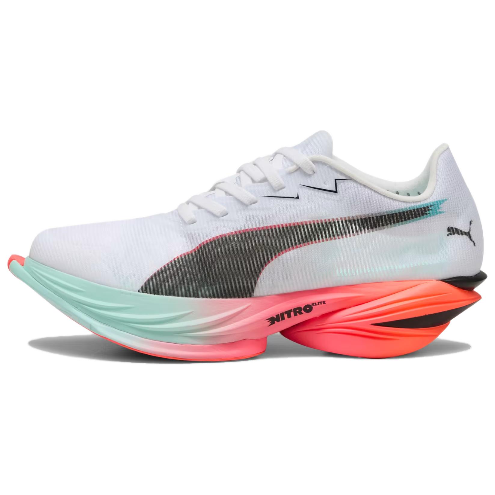 PUMA Кроссовки Fast R Nitro Elite 3 White Glowing Red Mint Women's