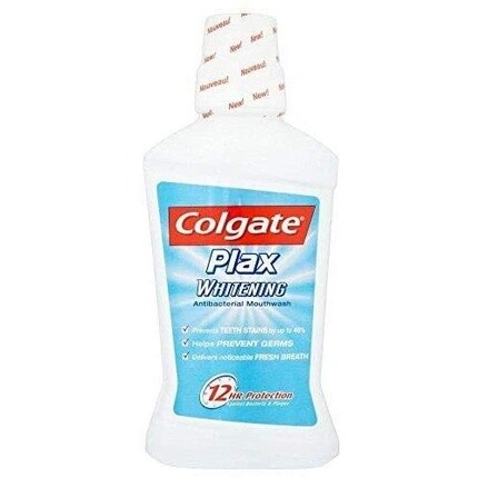 

Colgate ополаскиватель для рта 500 мл отбеливающий, Plax