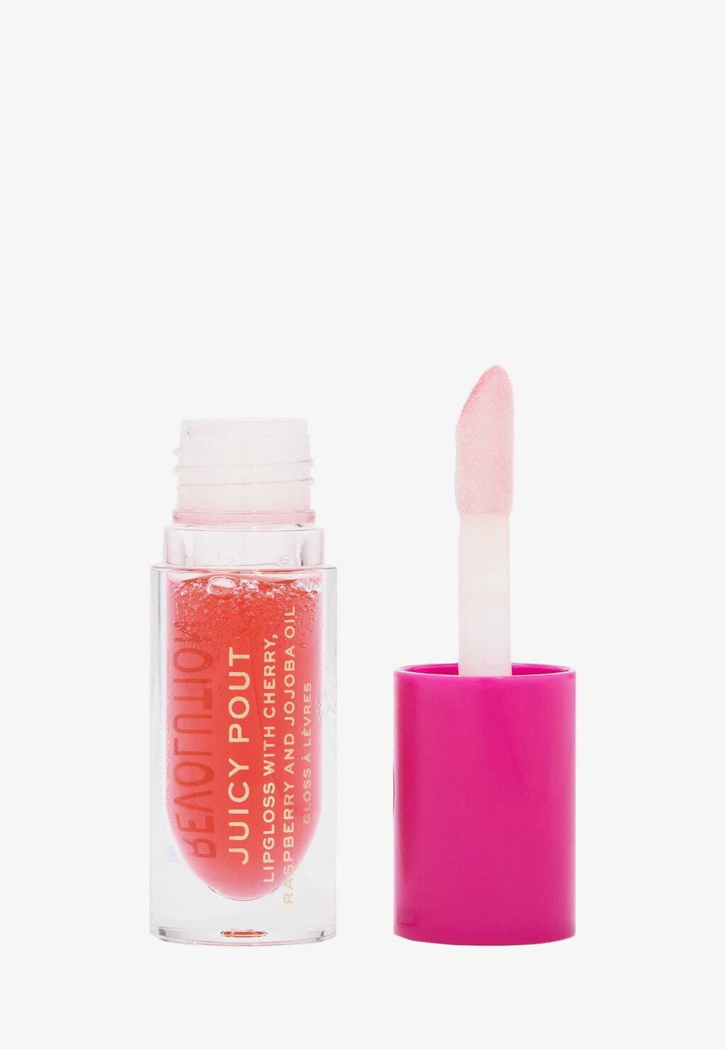 

Блеск для губ REVOLUTION JUICY POUT Makeup Revolution, цвет grapefruit