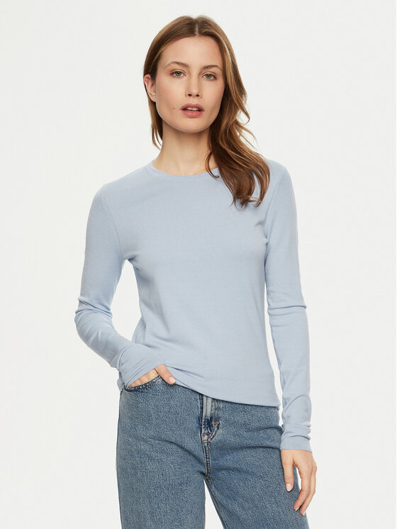 

Блузка облегающего кроя K20K208031 Calvin Klein, голубой