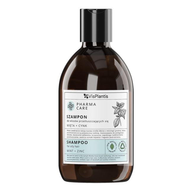 

Шампунь для волос Pharma Care Mint + Zink Vis Plantis, 500 мл