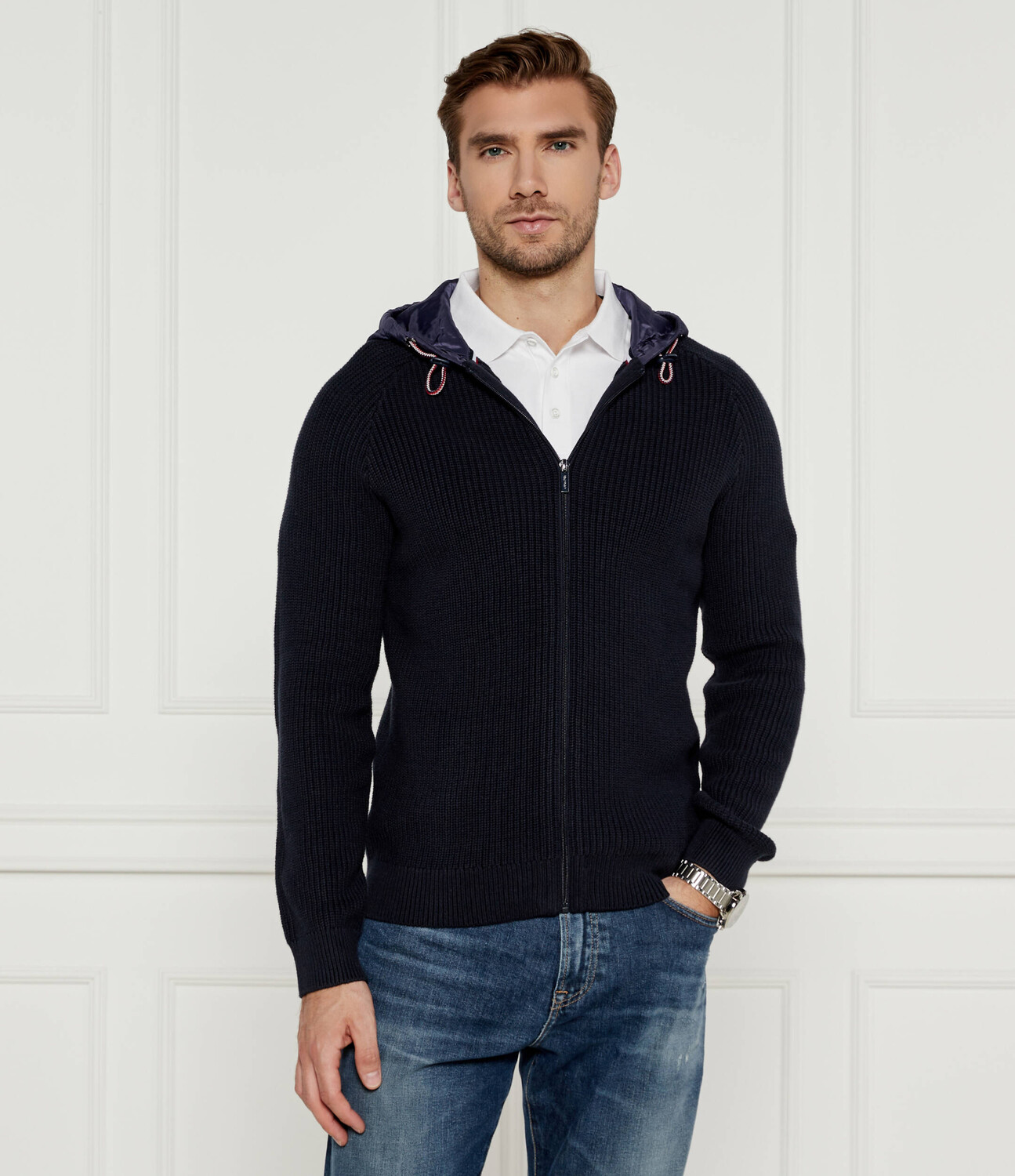 

Свитер Hechter Paris Regular Fit, темно-синий