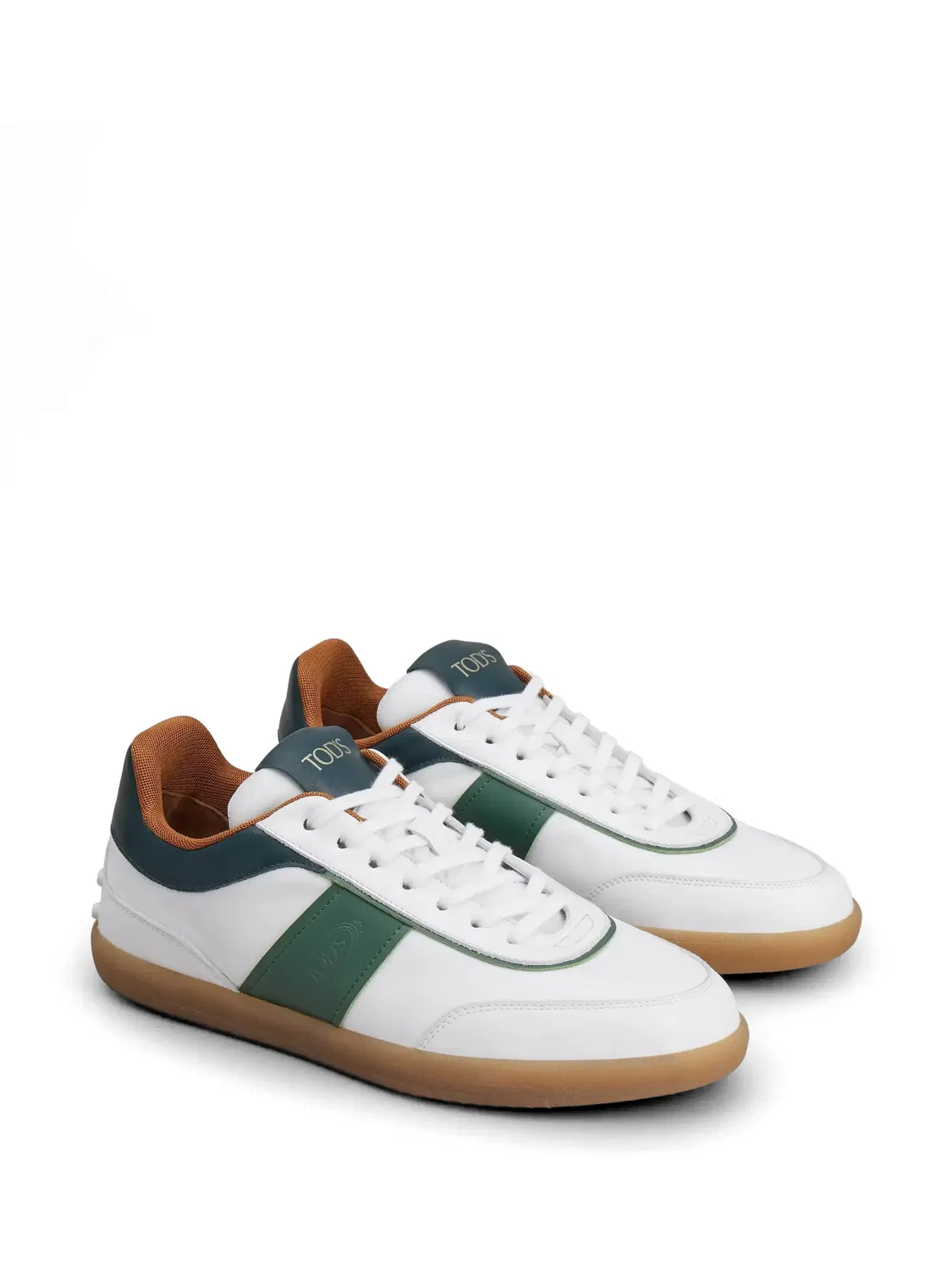 Кожаные кроссовки Tod's, белый — фото 2