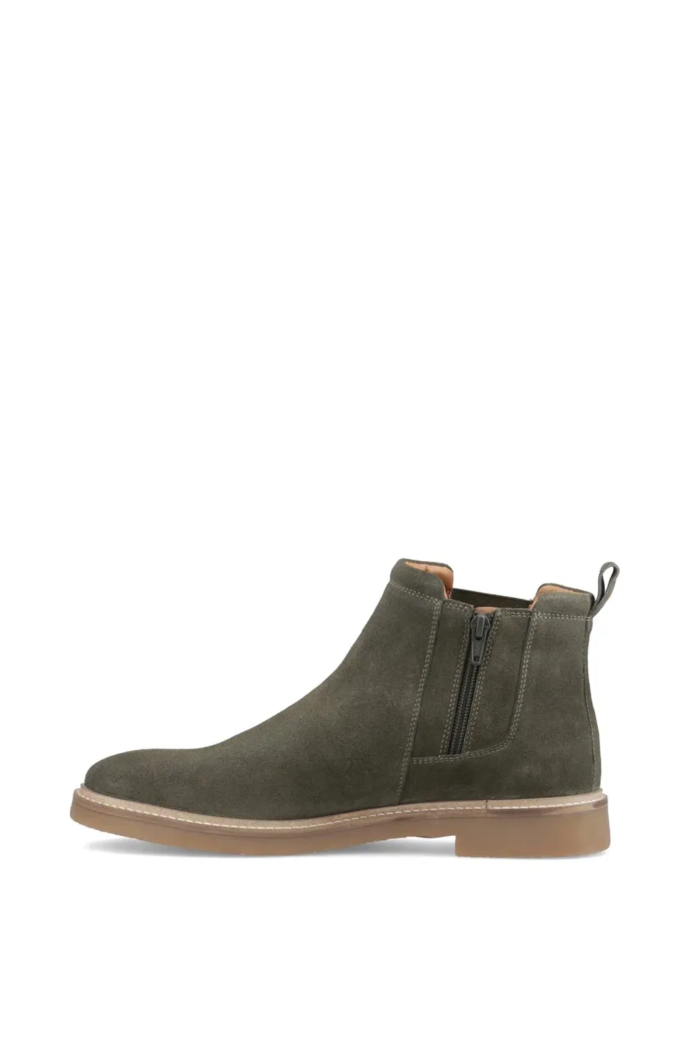 Челси ботинки Gareth из водонепроницаемой замши Hush Puppies, хаки — фото 4