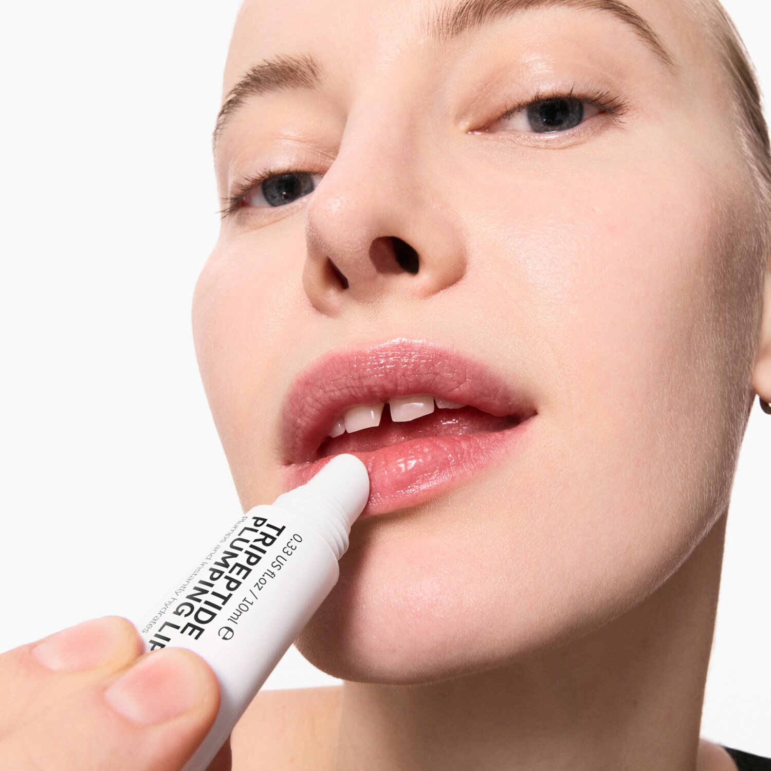 Бальзам для увеличения объема губ Tripeptide Plumping Lip Balm The Inkey List, Mocha (10ml) — фото 3