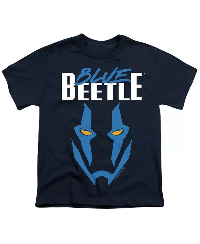 

Футболка с коротким рукавом и надписью «Mask» для мальчиков Blue Beetle, синий