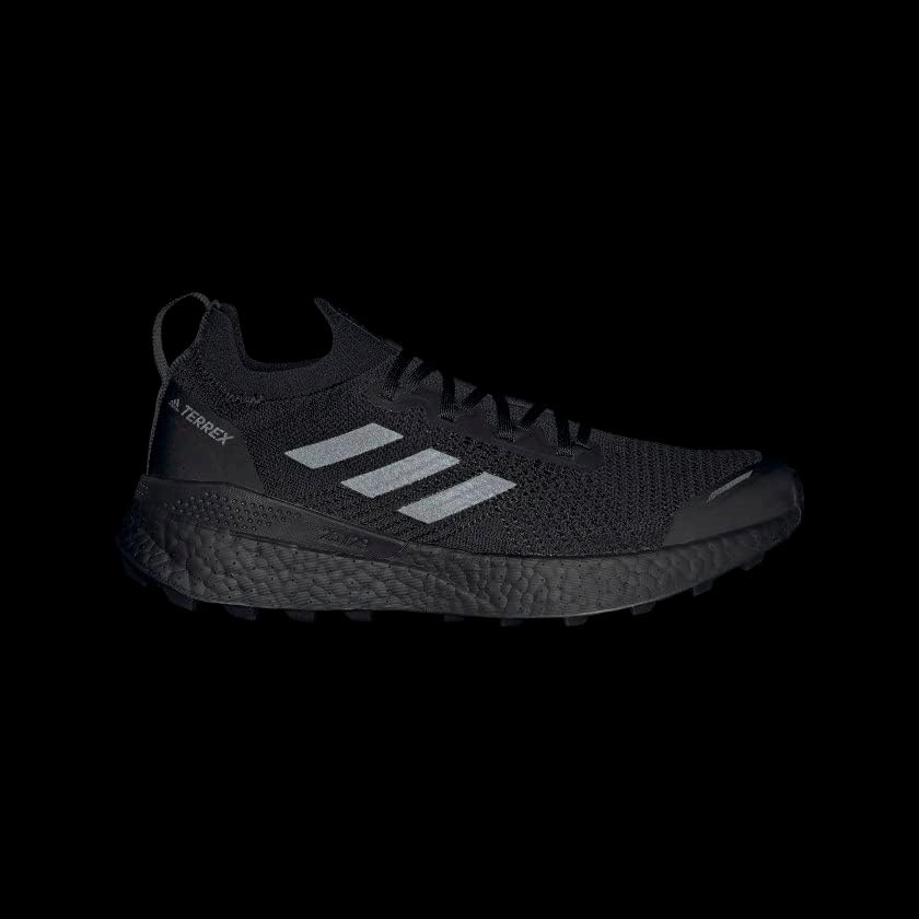 Кроссовки Adidas Terrex Two Ultra Parley Acid Mint/Black/Screaming Pink 10 D (М), черный — фото 3