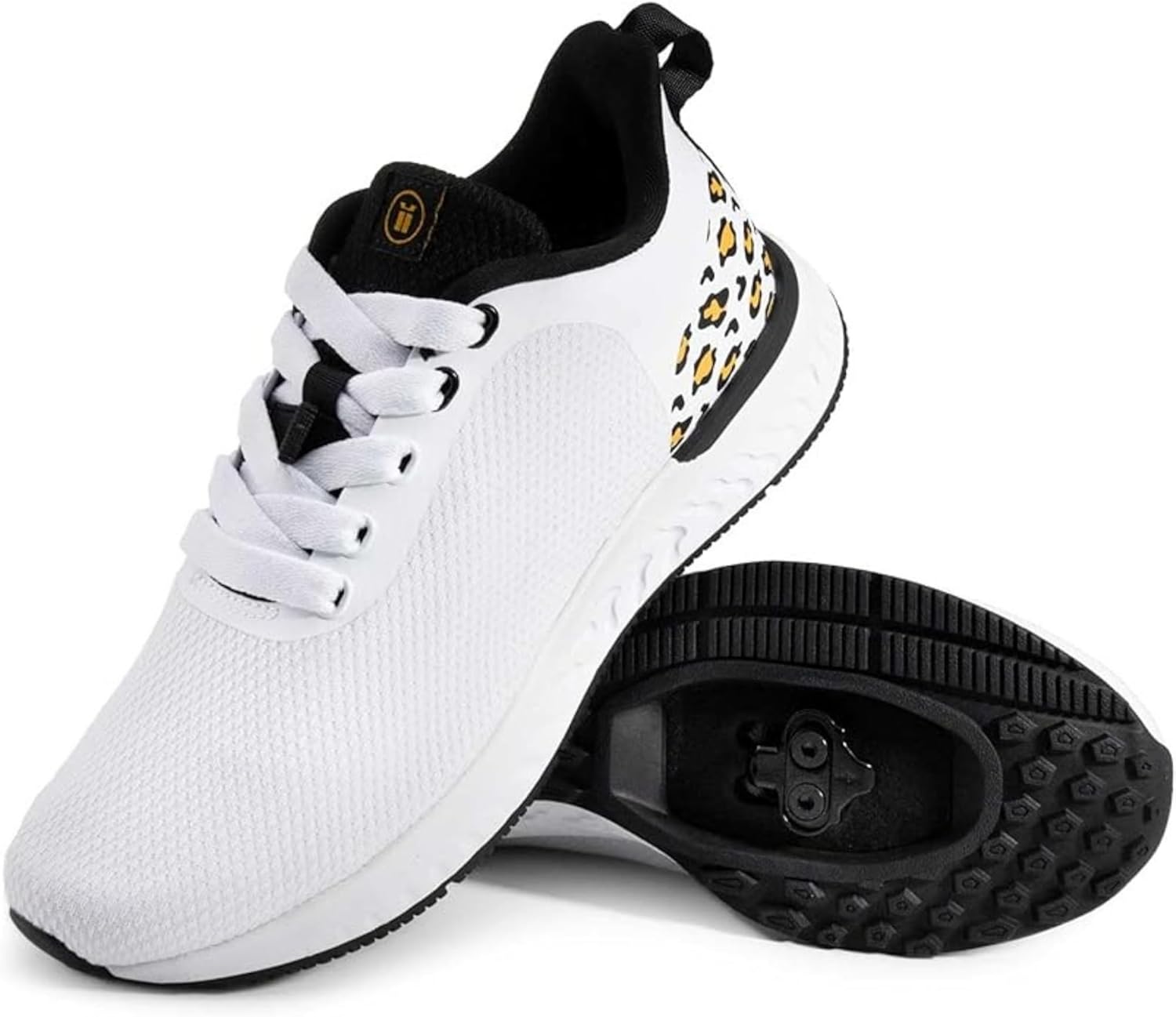 

Женские велосипедные туфли Tommaso с предустановленными шипами SPD- удобные для ходьбы вентилируемые велосипедные туфли SPD для женских занятий спиннингом и домашнего велосипеда- комфортные для стопы и носка, белый