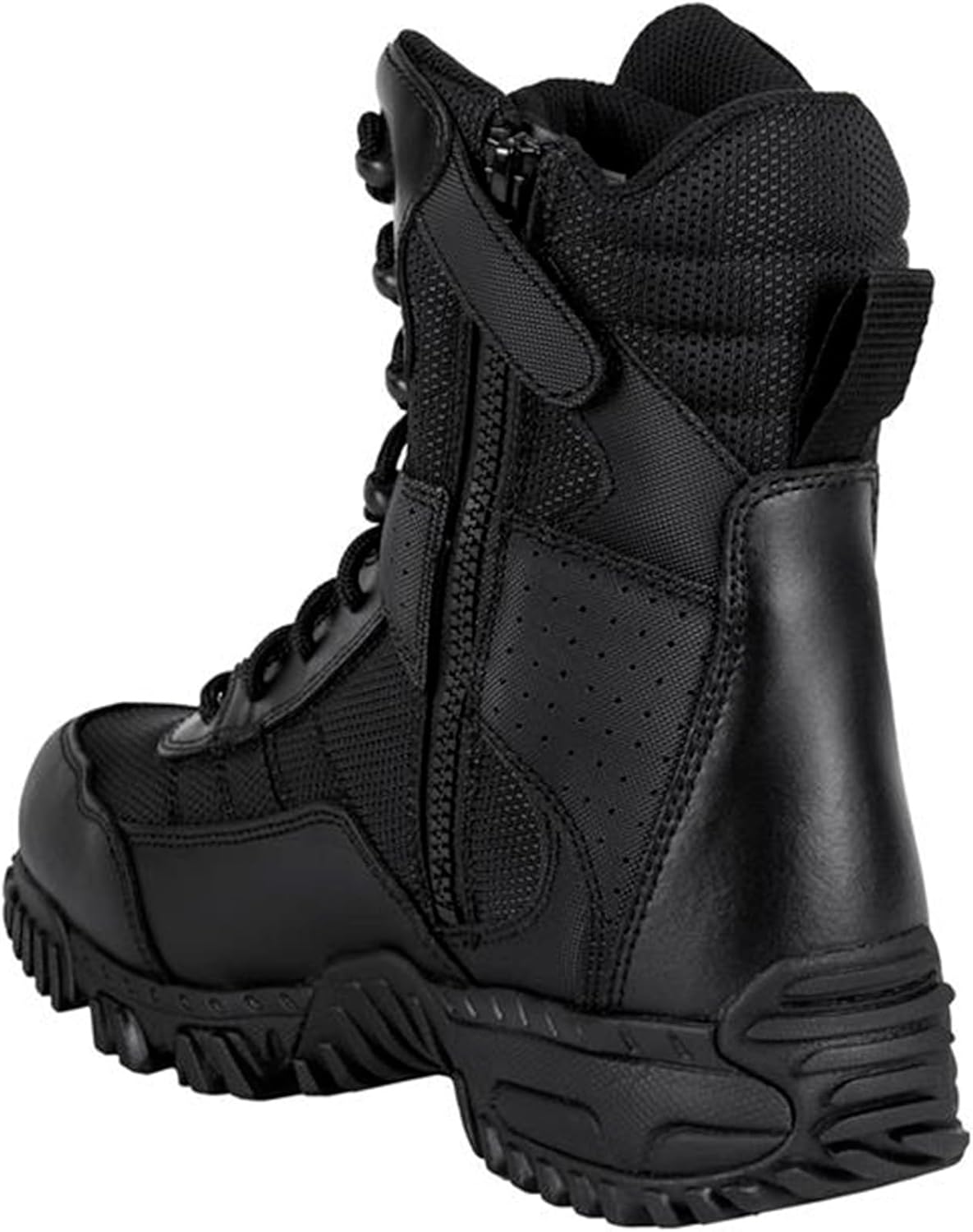 Ботинки Altama Unisex Vengeance SR 8 с боковой молнией, Легкие ботинки из натуральной кожи с текстильной подкладкой и язычком с жилеткой, черный — фото 4