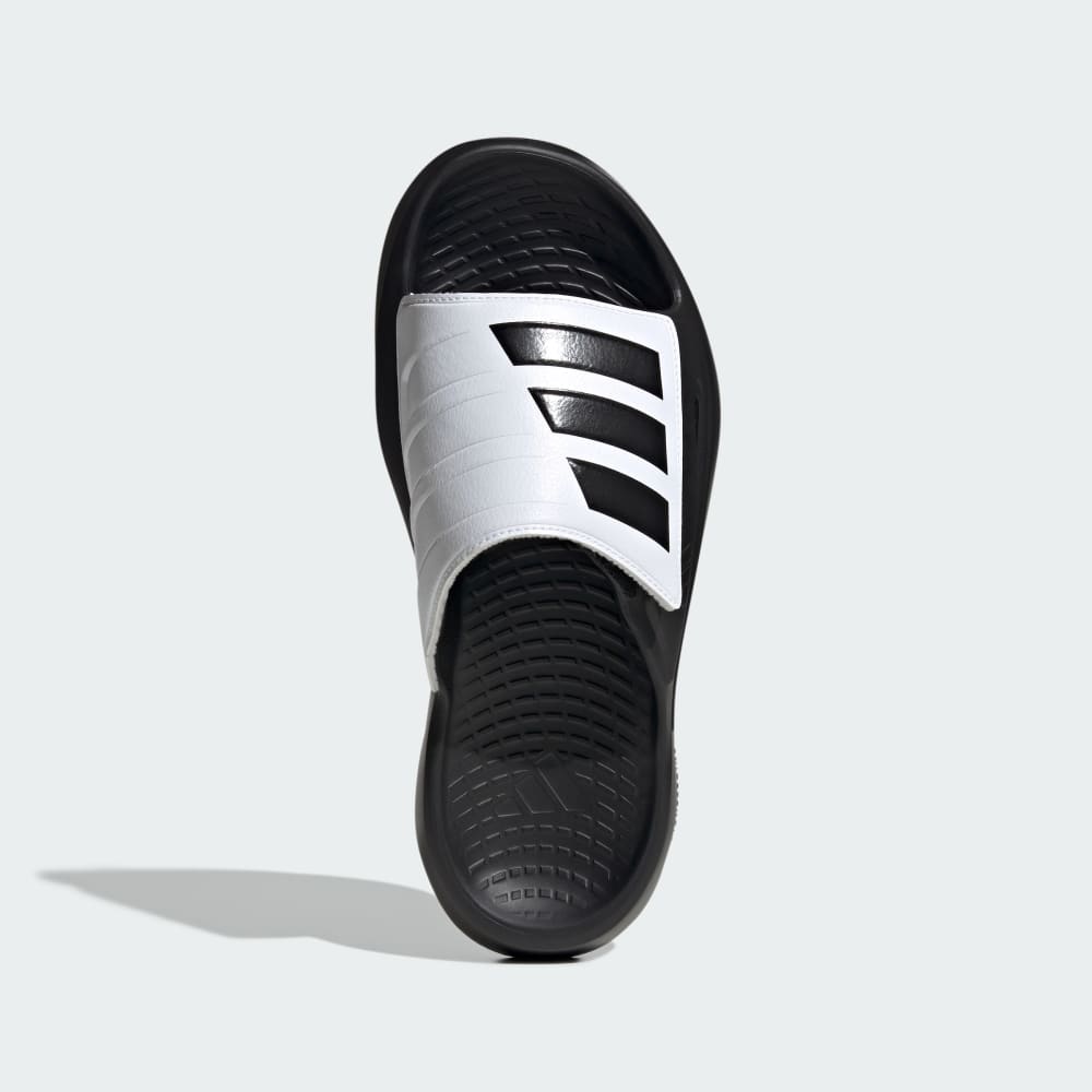 Шлепанцы Adidas Lightblaze Slides, цвет Core Black/Core Black/Cloud White — фото 2