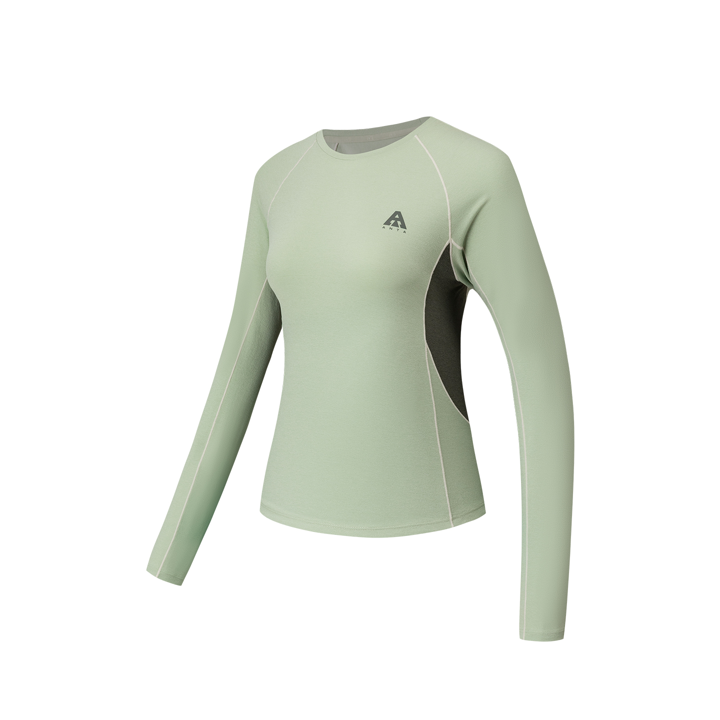 

Женская футболка, цвет «морские водоросли», с круглым вырезом Anta, seaweed зеленый-2