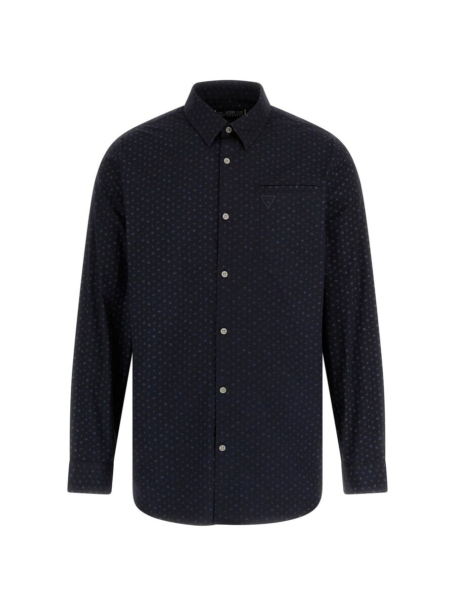 

Рубашка GUESS Regular fit Button Up, темно-синий