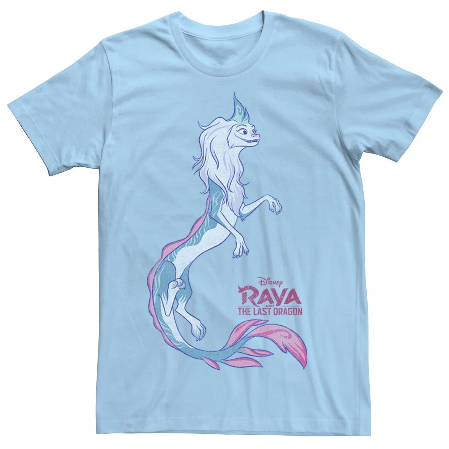

Мужская простая футболка Disney Raya And The Last Dragon Sisu Licensed Character