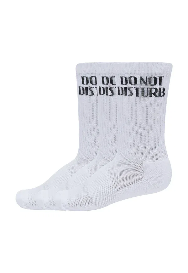 Носки Pegador Do not disturb 3 pack, белый, черный