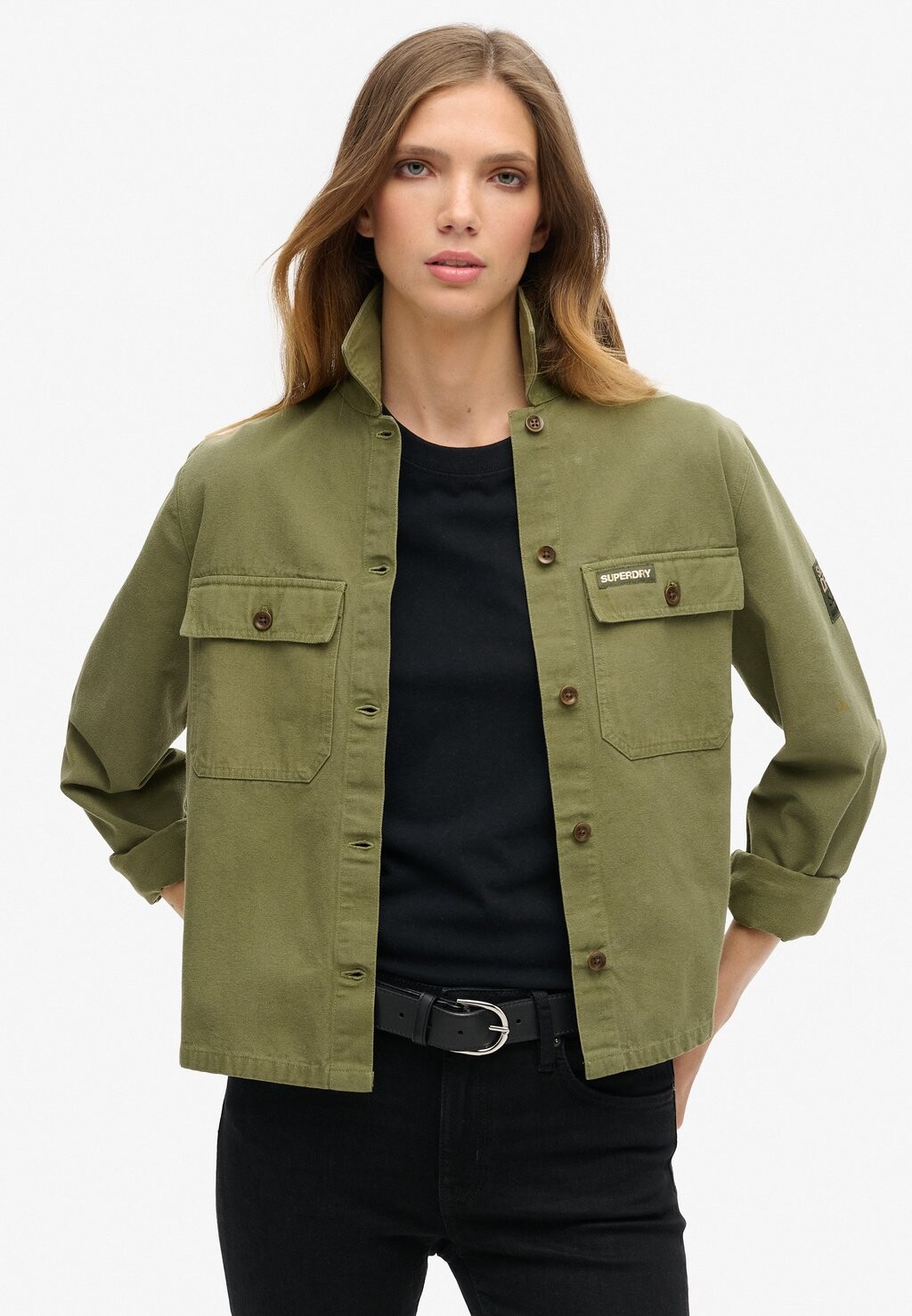 

Летняя куртка TROPEZ MILITARY Superdry, хаки