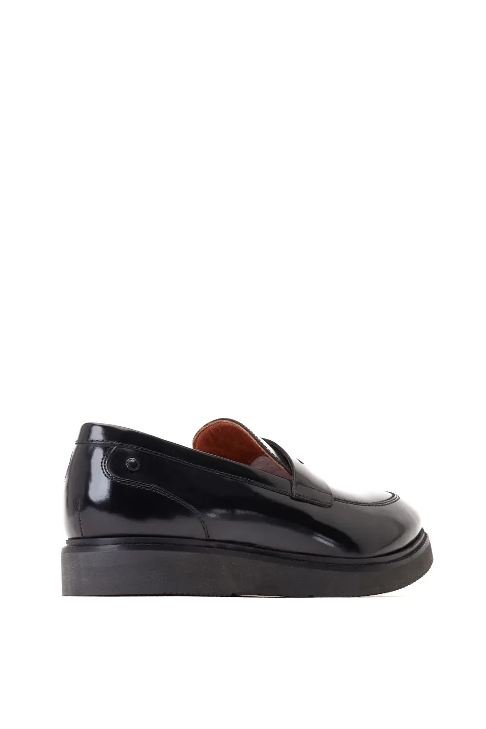 Лоферы Penny Loafer из высокоблестящей кожи Base London, черный — фото 2