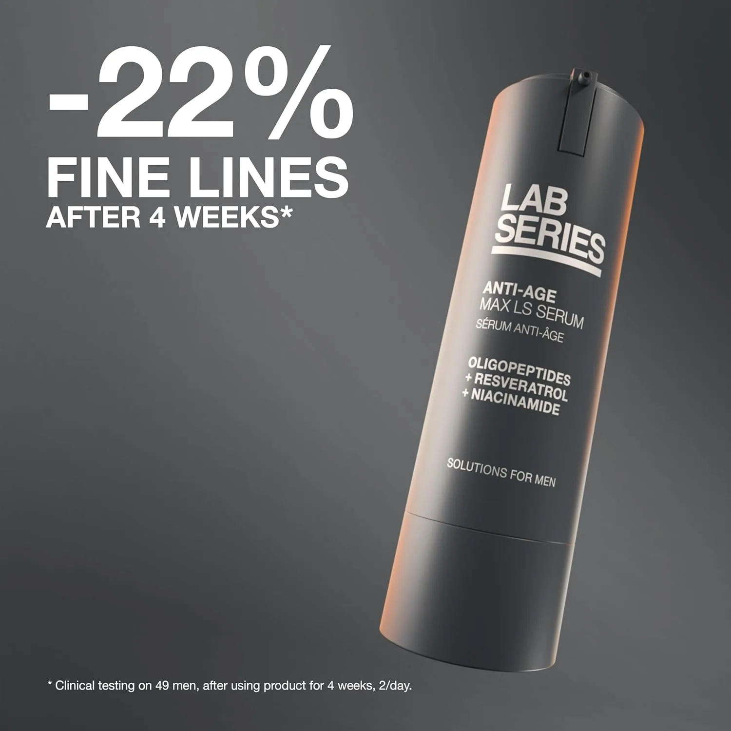 Сыворотка Lab Series — Для мужчин Men's Max LS Serum - антивозрастной уход за кожей для мужчин - заметно — фото 3
