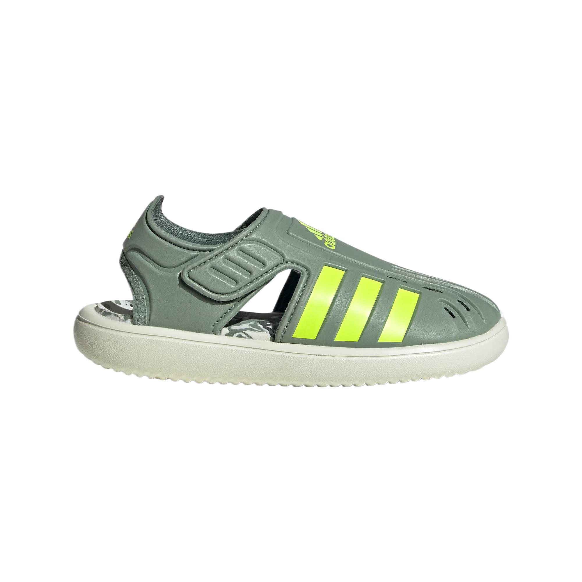 Детские сандалии Water Sandal Low Top для детей от 3 до 7 лет Adidas, зеленый — фото 3
