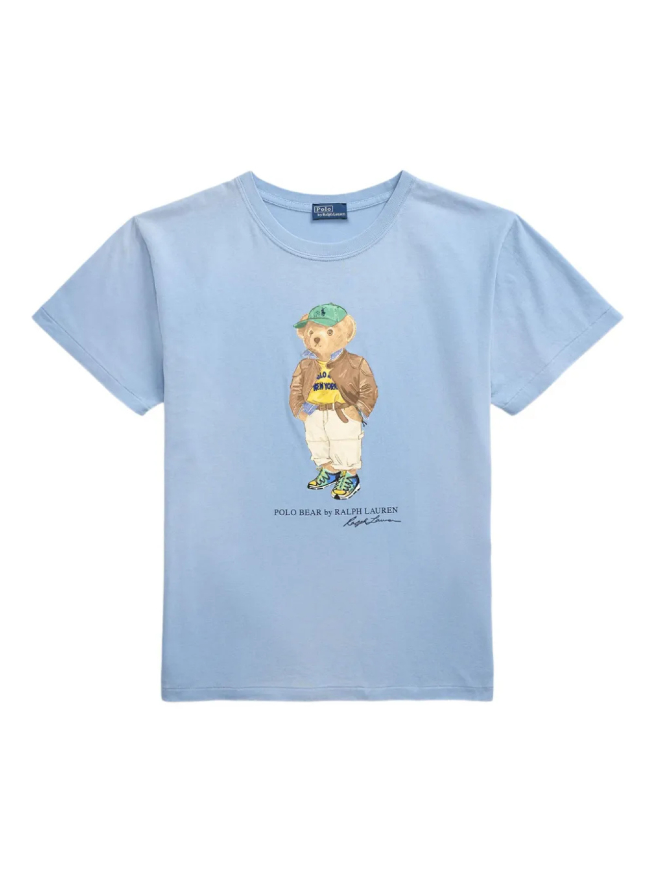 

Polo Ralph Lauren футболка с принтом Polo Bear, синий