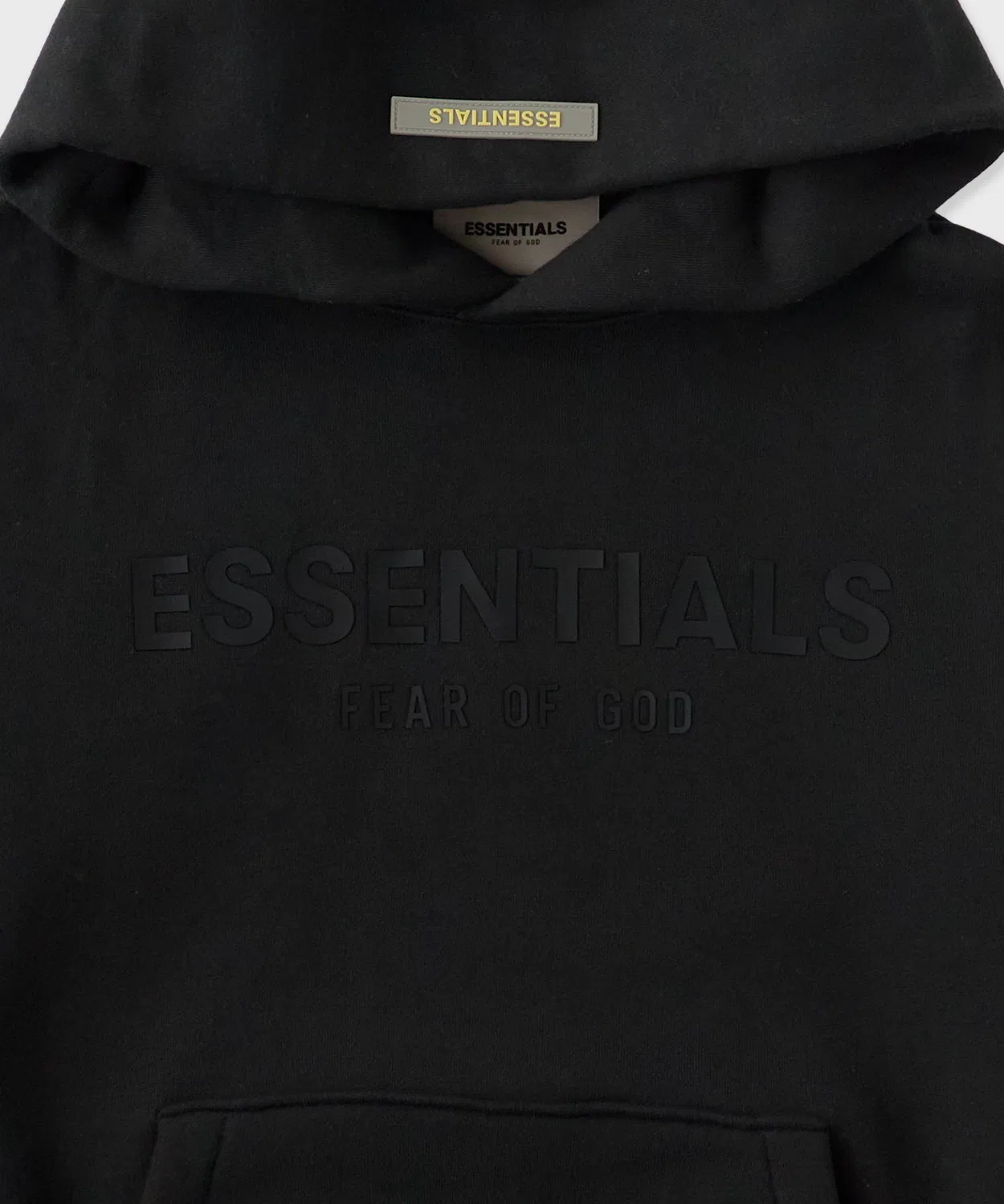 Толстовка FOG ESSENTIALS детская с логотипом, 80% хлопок, бежевая — фото 2