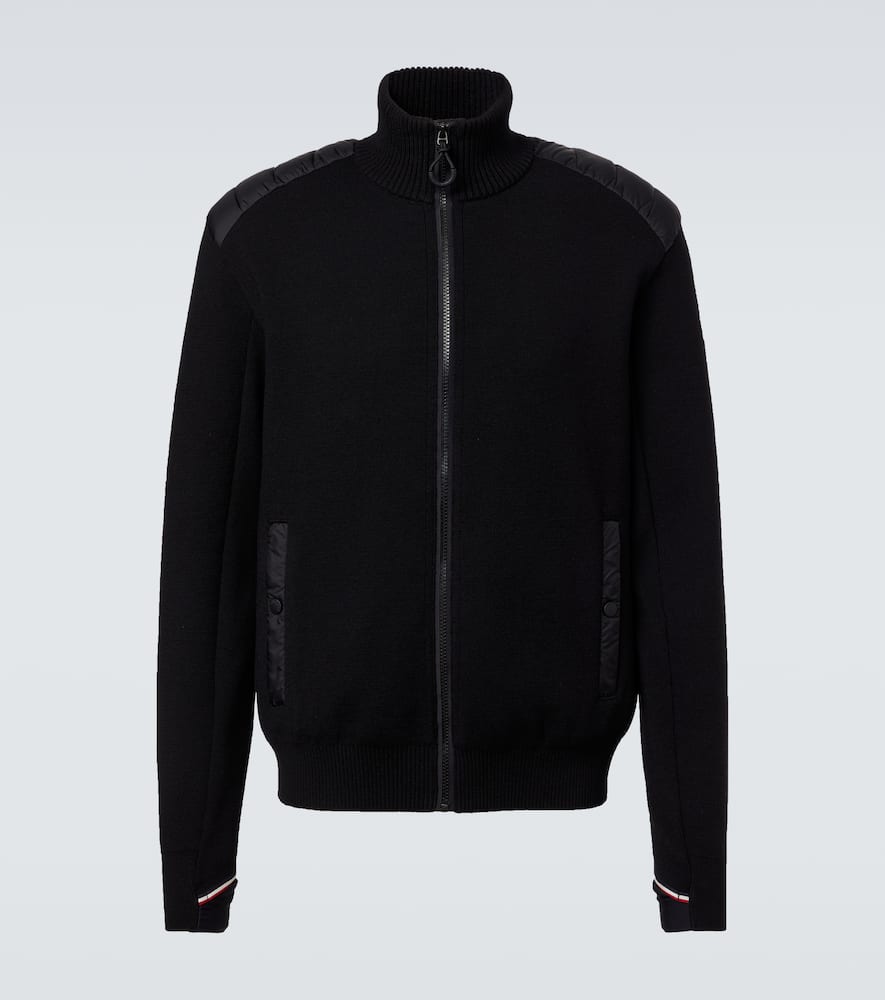 

Кардиган на молнии с вставками из пуха Moncler Grenoble, Black