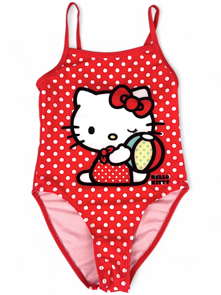

Купальник Hello Kitty, красный