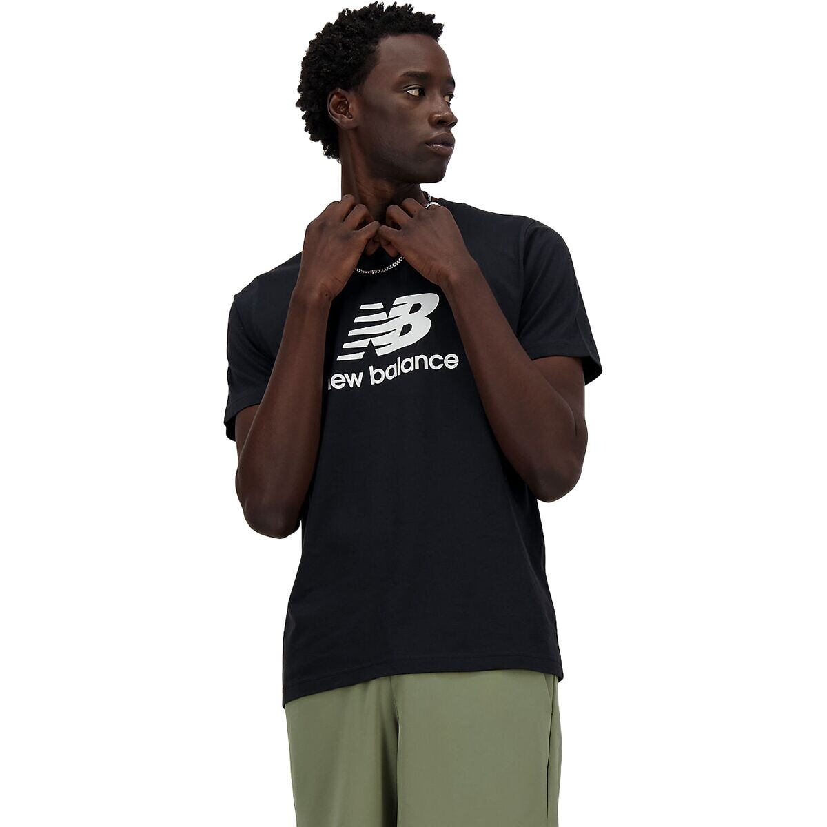 

Футболка с логотипом sport essentials New Balance, черный