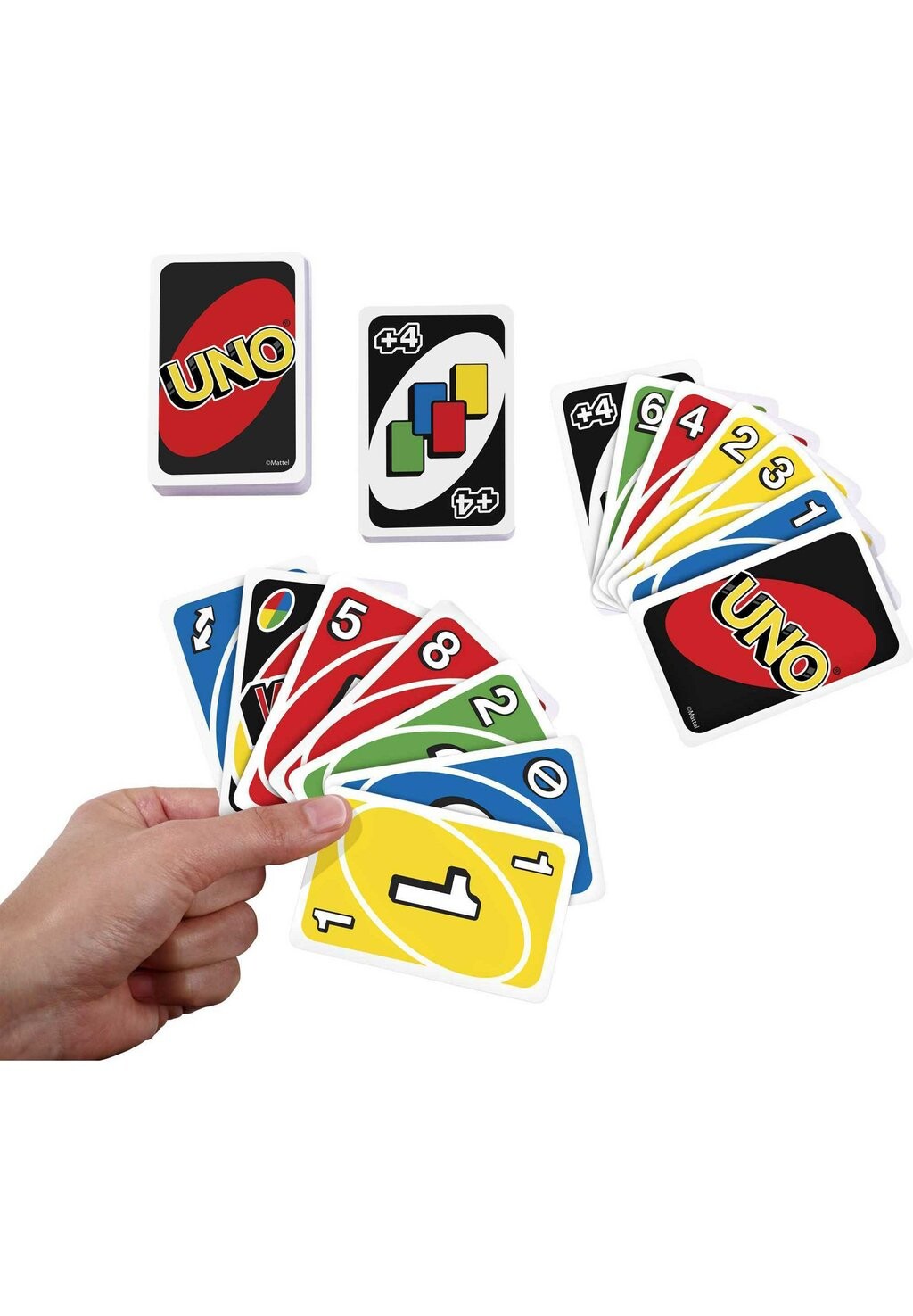 

Настольная игра UNO KARTENSPIEL IM THEKENDISPLAY Mattel Games, цвет multicolor