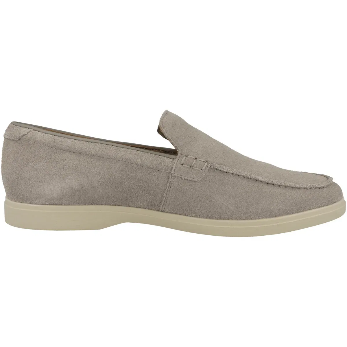 Слипперы из велюра, Clarks, серый — фото 3