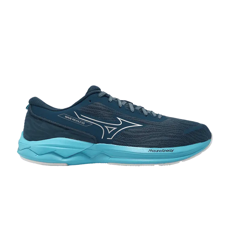 

Кроссовки Mizuno Wave Revolt 3 Blue Wing Teal, синий