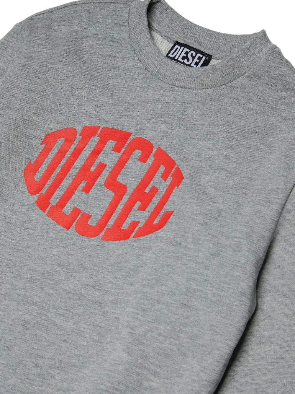 Спортивный костюм с логотипом Diesel Kids, серый — фото 3