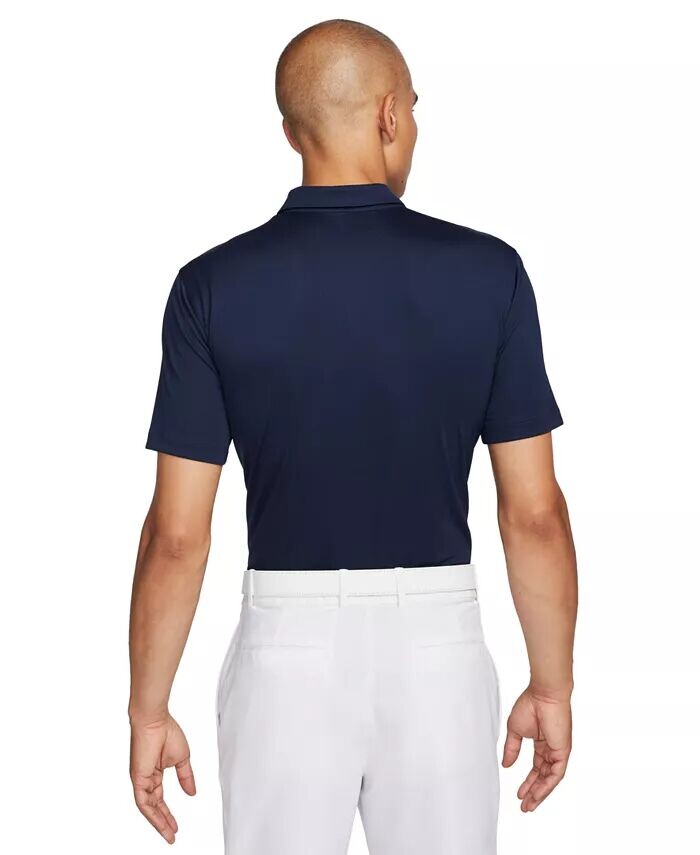 Мужская рубашка-поло для гольфа свободного кроя Core Dri-FIT с короткими рукавами Nike, синий — фото 2