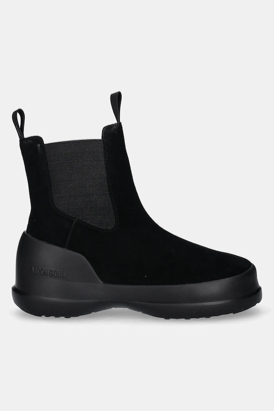 Зимние ботинки женские челси Moon Boot MB Luna замшевые, черный — фото 2