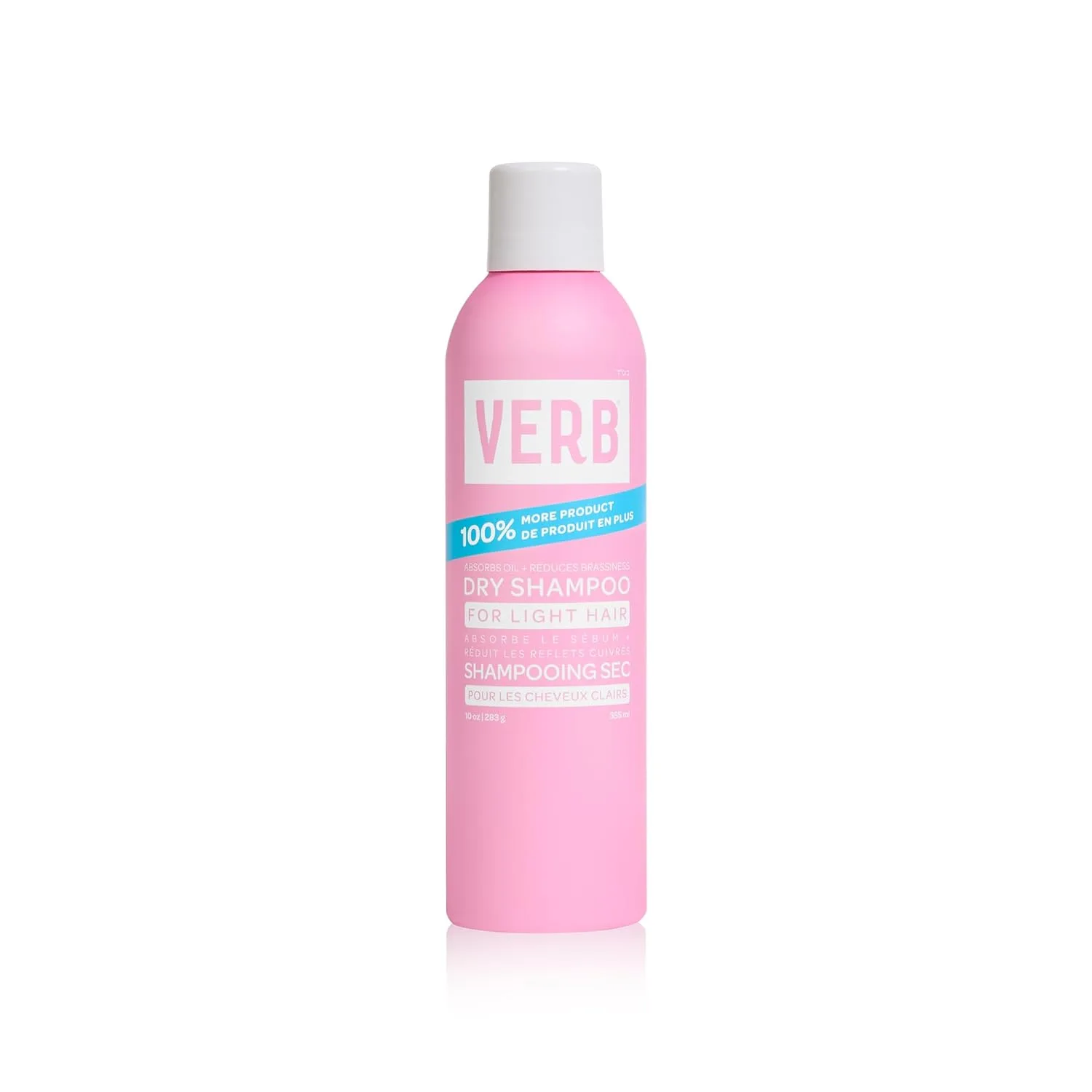 VERB Dry Shampoo Light - сухой шампунь для светлых тонов, освежает, абсорбирует жир и продлевает укладку, веганский, без парабенов и сульфатов 283.50 г (1 шт.)