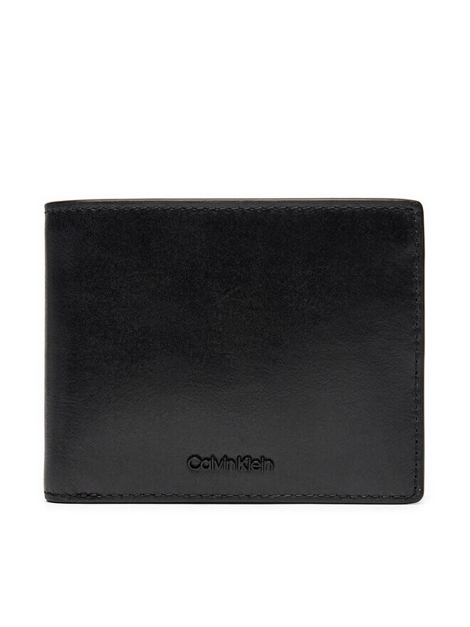 

Большой мужской кошелек Calvin Klein Ck Refined Bifold 5cc W/Coin K50K512700, черный