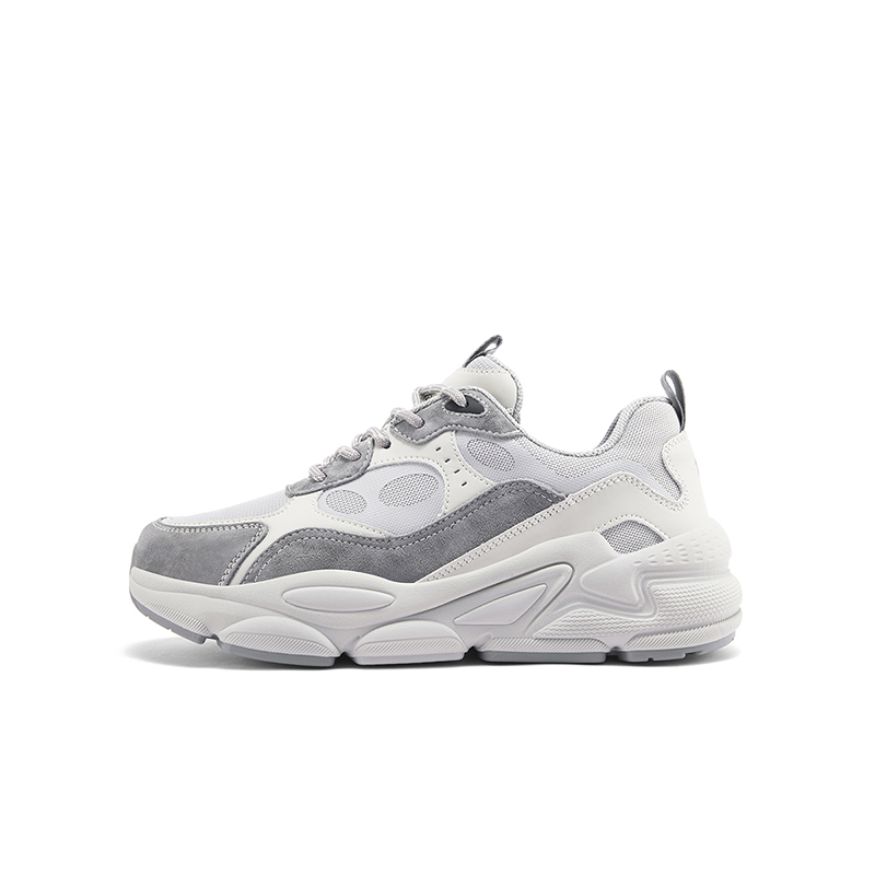 

HANG TEN Серые классические массивные кроссовки мужские на низком ходу, цвет Gray-Classic