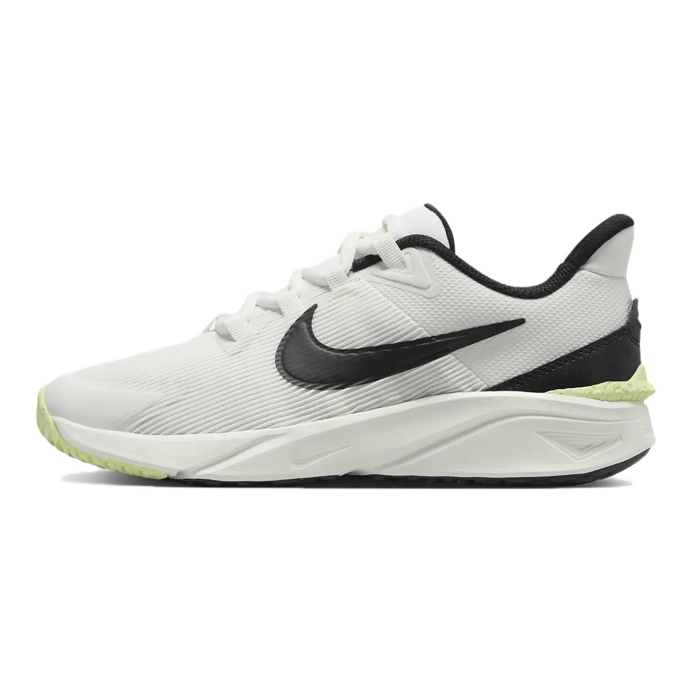 

Кроссовки детские Star Runner 4 GS Low-top белые/черные Nike, белый/черный