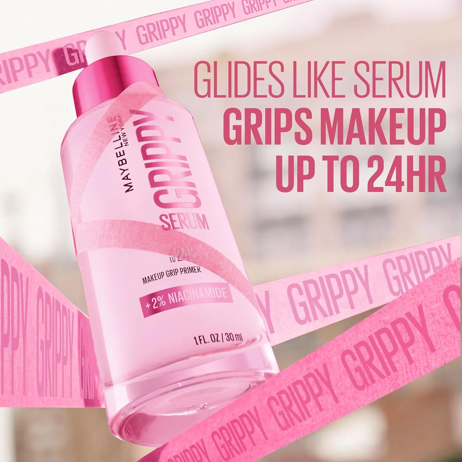 Праймер для лица с 2% ниацинамида Maybelline New York Grippy Serum, 1 шт. — фото 3