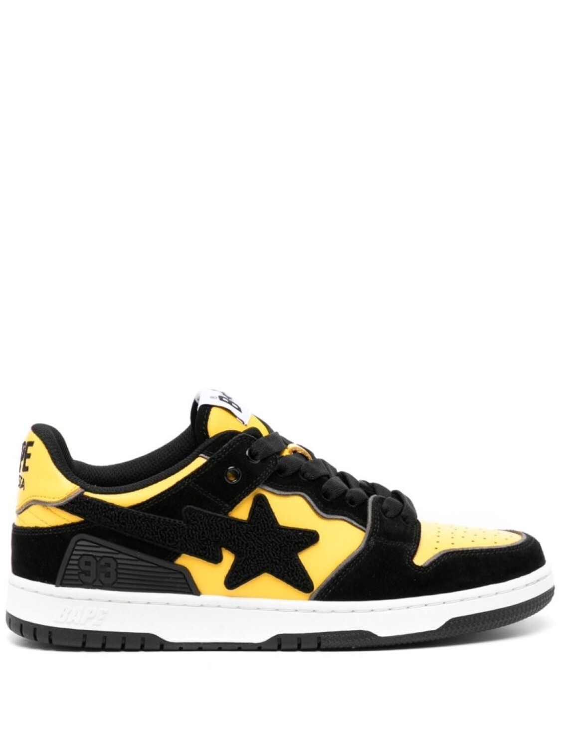

A BATHING APE кроссовки Sk8 Sta со вставками, черный