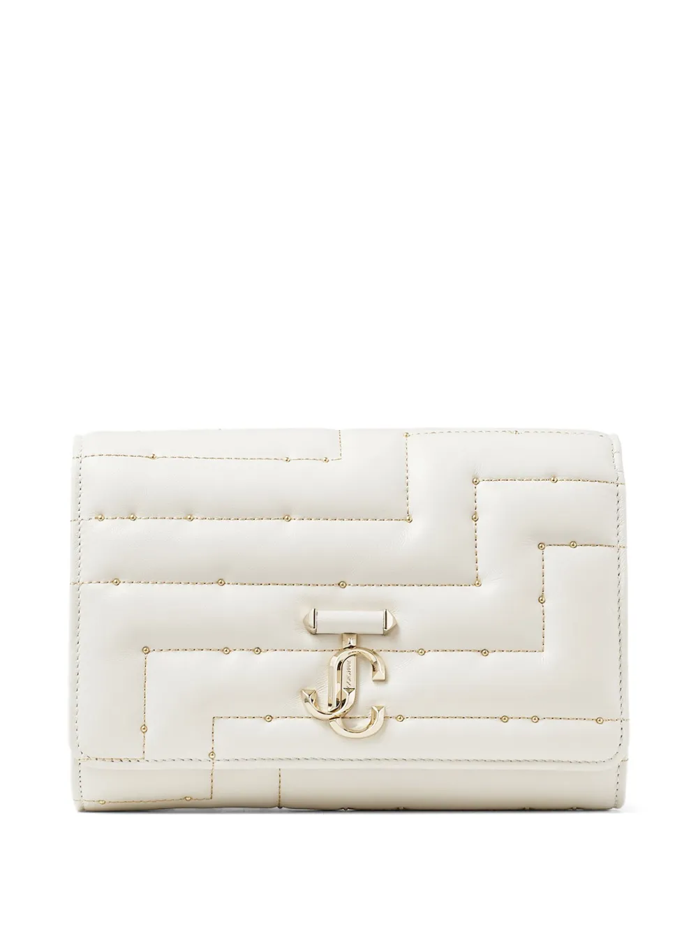 

Стеганый клатч Varenne Avenue JIMMY CHOO, белый