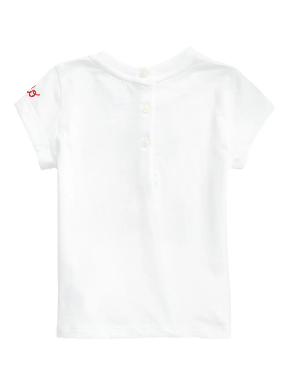Футболка с принтом Polo Bear POLO RALPH LAUREN KIDS, белый — фото 2