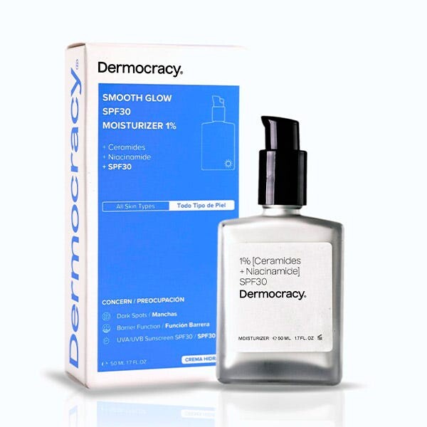 

Увлажняющее средство Smooth Glow Spf30 1% 30 мл Dermocracy