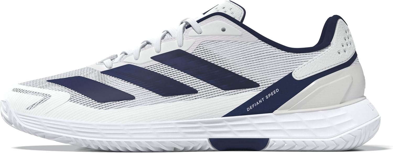 Мужские кроссовки Adidas Defiant Speed 2, белый/черный/синий/темно-синий — фото 2