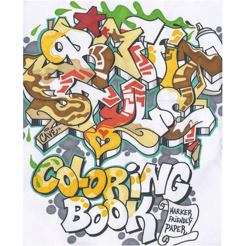 

Книга Graffiti Style Coloring Book