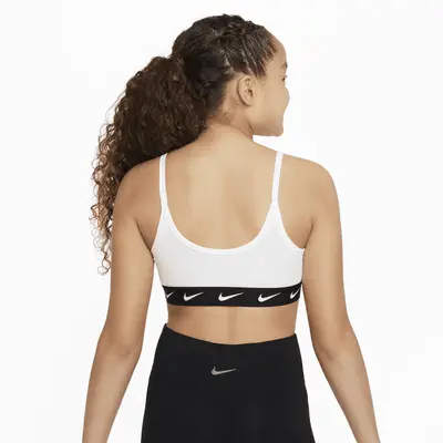 Спортивный бюстгальтер Nike One, белый/черный — фото 2