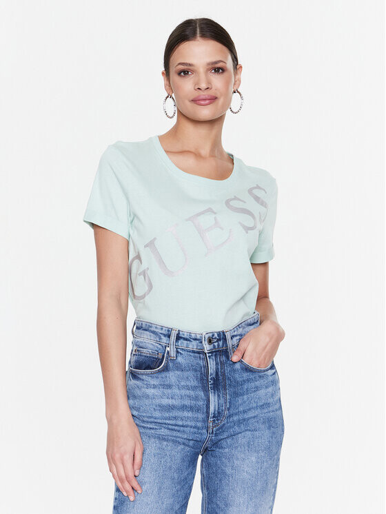 

Футболка стандартного кроя Guess, зеленый
